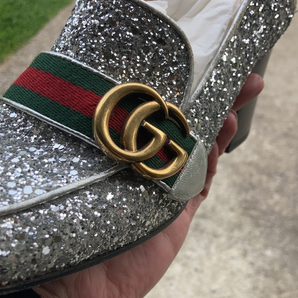 Vintage Gucci collector Glitter Shoes